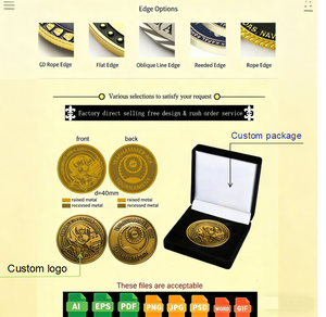 Fabriksprijs muntenverzameling benodigdheden zinklegering metaal zacht emaille op maat gemaakte challenge <span class=keywords><strong>coin</strong></span> maker 3D herdenkingsmunten - Product Image 6