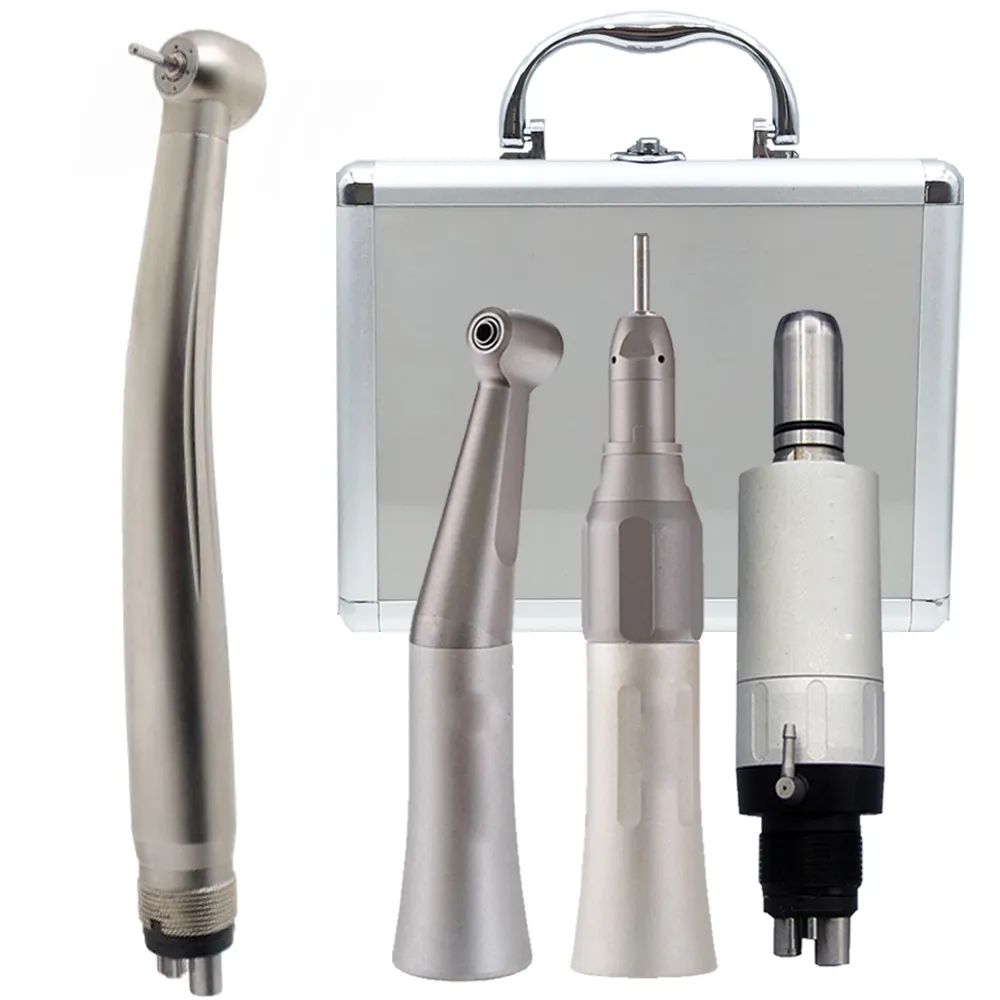 Low Handpiece Contra Angle Air Motor Air Turbine Dental Handpieces Set Dental Low Speed Handpiece FX205