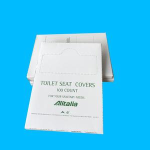 Portátil cubierta de asiento higiénico desechable impermeable de la estera de baño cojín del asiento de papel para viajes/Campin - Product Image 5