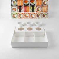 Boîte en papier noir écologique pour la restauration, idéale pour les pâtisseries, les biscuits, les desserts, les shawarmas, les brunchs, les sushis, les emballages cadeaux