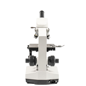 XSZ107 microscopio biologico monoculare con 4 fori obiettivo torretta 195mm obiettivi acromatici 4X/10X/40X/100X ingrandimento - Product Image 4
