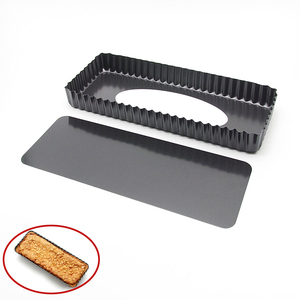 <span class=keywords><strong>Molde</strong></span> de pan tostado de fondo extraíble grande de 14 pulgadas caliente, <span class=keywords><strong>molde</strong></span> de caja de tostadas corrugado negro, <span class=keywords><strong>molde</strong></span> de pastel de acero al carbono <span class=keywords><strong>rectangular</strong></span> - Product Image 1