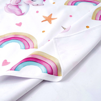 Serviette à capuche en microfibre OEM pour bébé, séchage rapide, douce et respirante, peignoir pour enfants pour piscine, plage et usage domestique