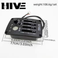 Accessoires pour micros de guitare HIVE SE-4N – Préampli égaliseur 4 bandes pour guitare acoustique avec accordeur intégré – Vente en gros