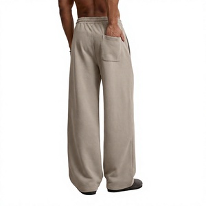 Pantalon de survêtement décontracté pour homme en coton, tissu respirant et absorbant l'humidité, mélange de molleton confortable, tenue quotidienne, vêtements de sport - Product Image 2