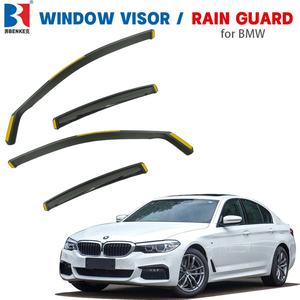 Déflecteurs de fenêtre intégrés pour BMW Série 5 - Pare-pluie et visières anti-vent compatibles avec toutes les voitures et SUV Audi - Product Image 1