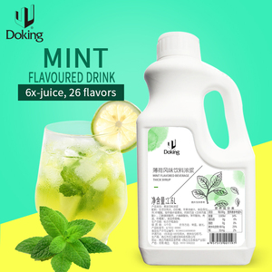 Concentré de <span class=keywords><strong>sirop</strong></span> de <span class=keywords><strong>menthe</strong></span> poivrée Doking 1.6L pour <span class=keywords><strong>thé</strong></span> à bulles, café et cocktails Rafraîchissant saveur <span class=keywords><strong>menthe</strong></span> certifié halal OEM - Product Image 2