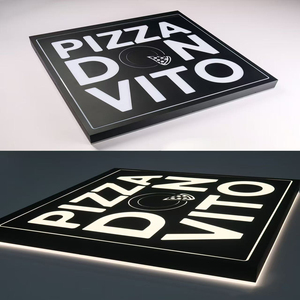 Tùy Chỉnh Thép Không Gỉ Backlit Ánh Sáng Hộp Dấu Hiệu Trong Nhà Và Ngoài Trời Xây Dựng Điện Tử Trang Trí Dấu Hiệu Acrylic Dấu Hiệu Phát Sáng - Product Image 4