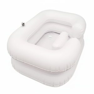 Lavabo à shampooing professionnel portable, lavabo mobile pour le lavage des cheveux avec réservoirs de 10 L, réglable pour salon, spa, usage domestique, noir - Product Image 1