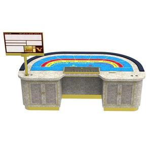 YH sang trọng màu xanh lá cây cảm thấy kỹ thuật số Poker Thẻ bảng cờ Bạc bảng Pro đá cẩm thạch sòng bạc baccarat bảng Punto banco - Product Image 6