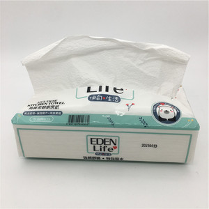 Bán Buôn OEM/ ODM Tùy Chỉnh Thiết Kế 100% Bột Giấy Tre Trắng Tái Sử Dụng Nhà Bếp Màu Khăn Giấy - Product Image 1