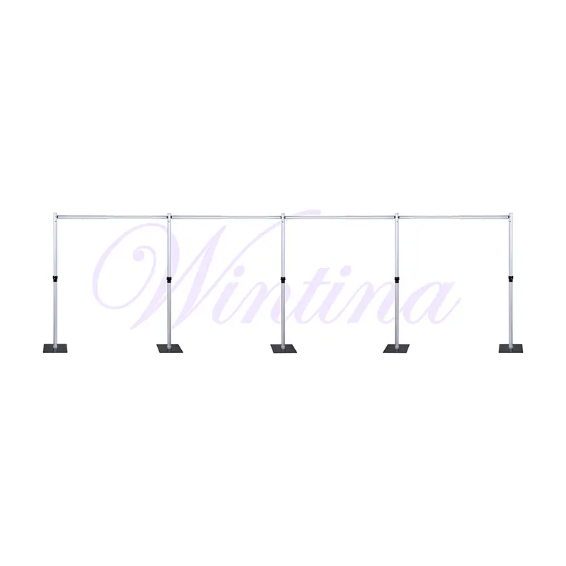 Palco de casamento para decoração de backdrop, tubo de alumínio barato e drape de oem para decoração de backdrop