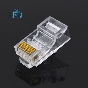 Cat6E haute performance non protégée du connecteur Cat6 de réseau en cristal du connecteur RJ45 Catégorie de produit - Product Image 3