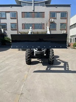Traktor Roda Empat Fleksibel Warna Putih 100HP Multifungsi dengan Pemuat Depan, Blader/Bulldozer, Penggerak Gir, Pompa Mesin, dan Gearbox