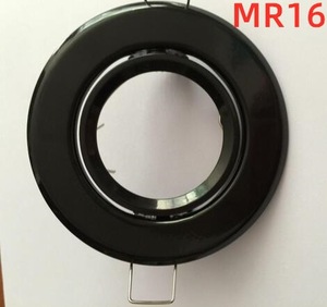 Modern Aluminum Black White GU10 MR16 Embedded Downlight <strong>Ceiling</strong> <strong>Light</strong> Housing LED Spotlight Holder <strong>Bracket</strong> with Remote Control - Product Image 3