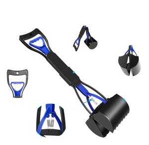 Ramasse-crottes pour chien en plastique incassable, réutilisable et durable, design pliable à ressort - Product Image 3