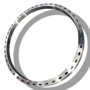 Brida Grande de Acero al Carbono y Acero Inoxidable con 16 Orificios para Pernos, 70 mm de Diámetro, Pulida para la Industria Química - Product Image 5