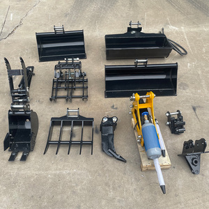 Accessoires pour <span class=keywords><strong>mini</strong></span>-excavatrice hydraulique complète de 08-4,5 tonnes : coupleur rapide, tarière, ramasse-graisses, scarificateur, tondeuse <span class=keywords><strong>à</strong></span> gazon, <span class=keywords><strong>grappin</strong></span> <span class=keywords><strong>à</strong></span> <span class=keywords><strong>bois</strong></span> - Product Image 6