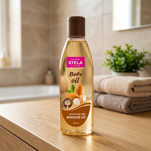 Aceite de Masaje de Almendras Dulces Stela Care, Aceite Hidratante para el Cuidado Diario del Cuerpo de Bebés y Niños Pequeños con Textura Ligera - Product Image 5