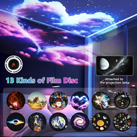 Nouveau projecteur d'étoiles Space Ball 5ème génération avec 13 types de disques de films, projecteur de planétarium réaliste pour salon et chambre