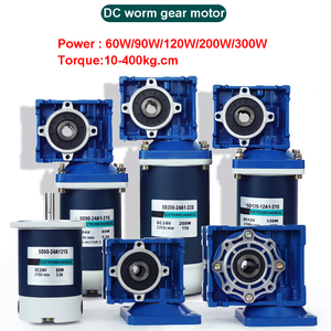 มอเตอร์เกียร์หนอนแรงบิดสูง ความเร็วต่ำ 24V 15-300W พร้อมเกียร์บ็อกซ์ 90 องศา รุ่น RV30 RV40 มอเตอร์ 12V ปรับแรงบิดได้ตามรุ่น - Product Image 3