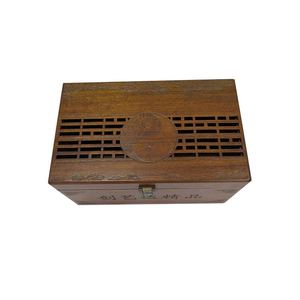 Fabricante de cajas de madera con estilo retro chino, cajas de té de madera maciza, cajas de regalo de madera con ventanas, y - Product Image 4
