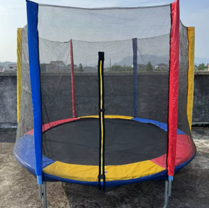 Venta de fábrica, red protectora de colores, <span class=keywords><strong>cama</strong></span> elástica, entretenimiento para niños en exteriores e interiores, trampolines circulares - Product Image 2