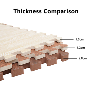 Tapis en <span class=keywords><strong>mousse</strong></span> EVA à imprimé bois Hydefoam, fabrication en usine, puzzle souple <span class=keywords><strong>pour</strong></span> enfant, bébé, grain de bois, sportvloer, <span class=keywords><strong>mousse</strong></span> <span class=keywords><strong>anti</strong></span>-fatigue, tapis de sol - Product Image 5