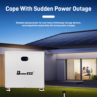 Batterie solaire au lithium BetterESS 32 kWh 51,2 V 628 Ah avec équilibreur actif intégré + extincteur 600 Ah 628 Ah Batteries Lifepo4 ESS
