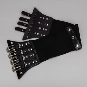 Cinturón de corsé elástico ancho personalizado para mujer con hebilla dorada para uso diario, cosplay y disfraz de Halloween - Product Image 4