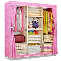 Armoire en Tissu Pliable Portable Moderne pour Bébé, Enfant et Adulte - Meuble de Rangement Organisateur de Chambre