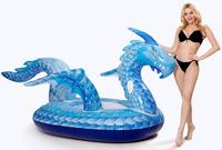 Jouets de fête d'eau personnalisés, grande piscine gonflable d'animaux, salon gonflable Dragon flotteur à vendre