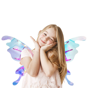 Alas de Mariposa giáng sinh bay đồ chơi Quà Tặng di chuyển Cổ Tích BƯỚM CÁNH Halloween Đồ chơi cô gái điện LED BƯỚM CÁNH - Product Image 1