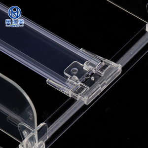 מדף רולר פלסטיק מרווה רוחב אורך מדף מתכוונן puser ומערכת חוצץ - Product Image 5