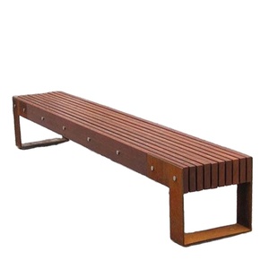 Bancs métalliques d'extérieur tables métalliques meubles en acier - Product Image 1