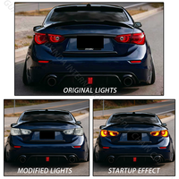 Ensemble de feux arrière LED SINDAR modifiés pour Infiniti Q50 2013-2017, accessoires de feux arrière personnalisés, nouveau style Hawkeye