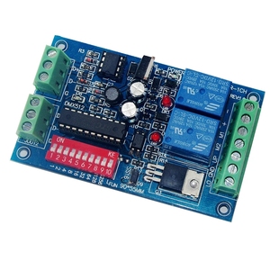 Bộ Điều Khiển Động Cơ DC Mới Công Tắc Rơ Le Giải Mã 6V-36V DMX512, Bộ Điều Chỉnh Độ Sáng Động Cơ DC 3P DMX512 Loại Động Cơ Tối Đa 3A M +, Động Cơ Bước M-not - Product Image 2