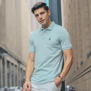 2023 vendita calda logo personalizzato di alta qualità camicie da Polo ricamate artigianali tinta unita Casual Golf uomo t Shirt Polo - Product Image 4