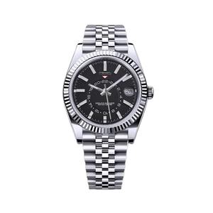 सिको नई यांत्रिक घड़ी कुत्ते दांत बेज़ेल लॉग एन 35 आंदोलन, स्टेनलेस स्टील बैक कवर, व्यापार फैशन यांत्रिक घड़ी - Product Image 1