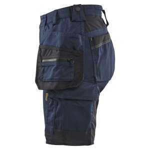 BLAKLADER - 713318328600C38 Women’s Craftsman <b>shorts</b> <b>stretch</b> Dark navy blue - EAN 7330509925799 <b>WORK</b> TROUSERS <b>WORK</b> <b>SHORTS</b> - Product Image 4