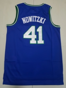 Großhandel Hochwertig # 32 Flagg # 11 Irving # 77 Doncic # 41 Nowitzki Basketball Bestickte Trikots Maßgefertigte Trikots - Product Image 5