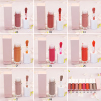 Fard à joues liquide végétalien personnalisé en gros avec logo, sans cruauté animale, waterproof, pour lèvres, yeux et joues, maquillage crème, teinte vegan, marque privée