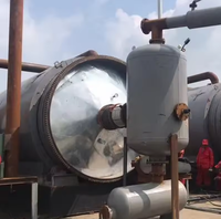 Équipement de pyrolyse de petite taille pour huile moteur usagée, transformant le distillat en huile de carburant et en huile de base