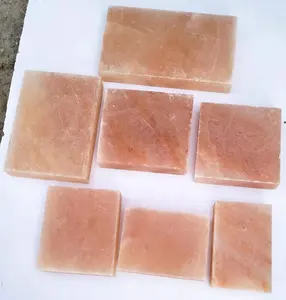 8' *4'*1' Natural Himalayan Salt Tiles Blocks Bricks And Plates For Salt Therapy Room Sauna Steam Room