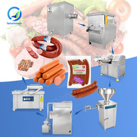 OCEAN Machine à Embutir le Chorizo Automatique, Machine à Fabriquer des Saucisses Allemandes, Ligne de Production de Saucisses