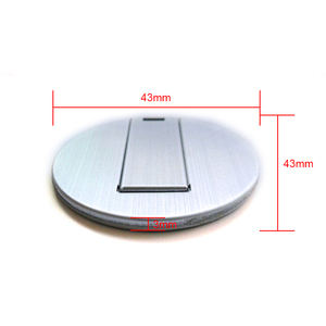 Metal <strong>Mini</strong> <strong>Round</strong> Business Credit Card <strong>Usb</strong> Flash Disk Thumb Drive <strong>Memory</strong> Stick for Gifts - Product Image 2