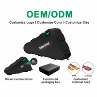 Baterai Segitiga E-Bike EU STOCK 52V 72V 20Ah 30Ah 2000W 3000W 100A BMS High Discharge Paket Baterai Lithium Ebike