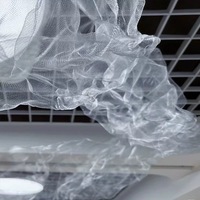Kawat Jaring Baja Lunak Emas Perak Harga Pabrik, Kain Tulle Awan, Bahan Dekoratif Latar Belakang, Jaring Logam untuk Pemodelan