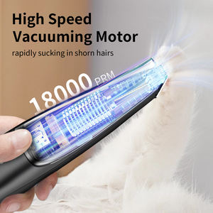 Kit de aseo para mascotas a prueba de agua, cortapelos inalámbrico de bajo ruido para perros y gatos, Kit de aspiradora para aseo de mascotas - Product Image 3