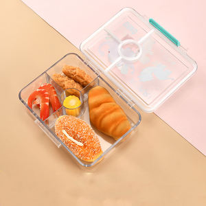Hot Selling Factory Tritan Transparente Bento-Brotdose Niedliche unzerbrechliche Bento-<span class=keywords><strong>Box</strong></span> für Kinder - Product Image 2